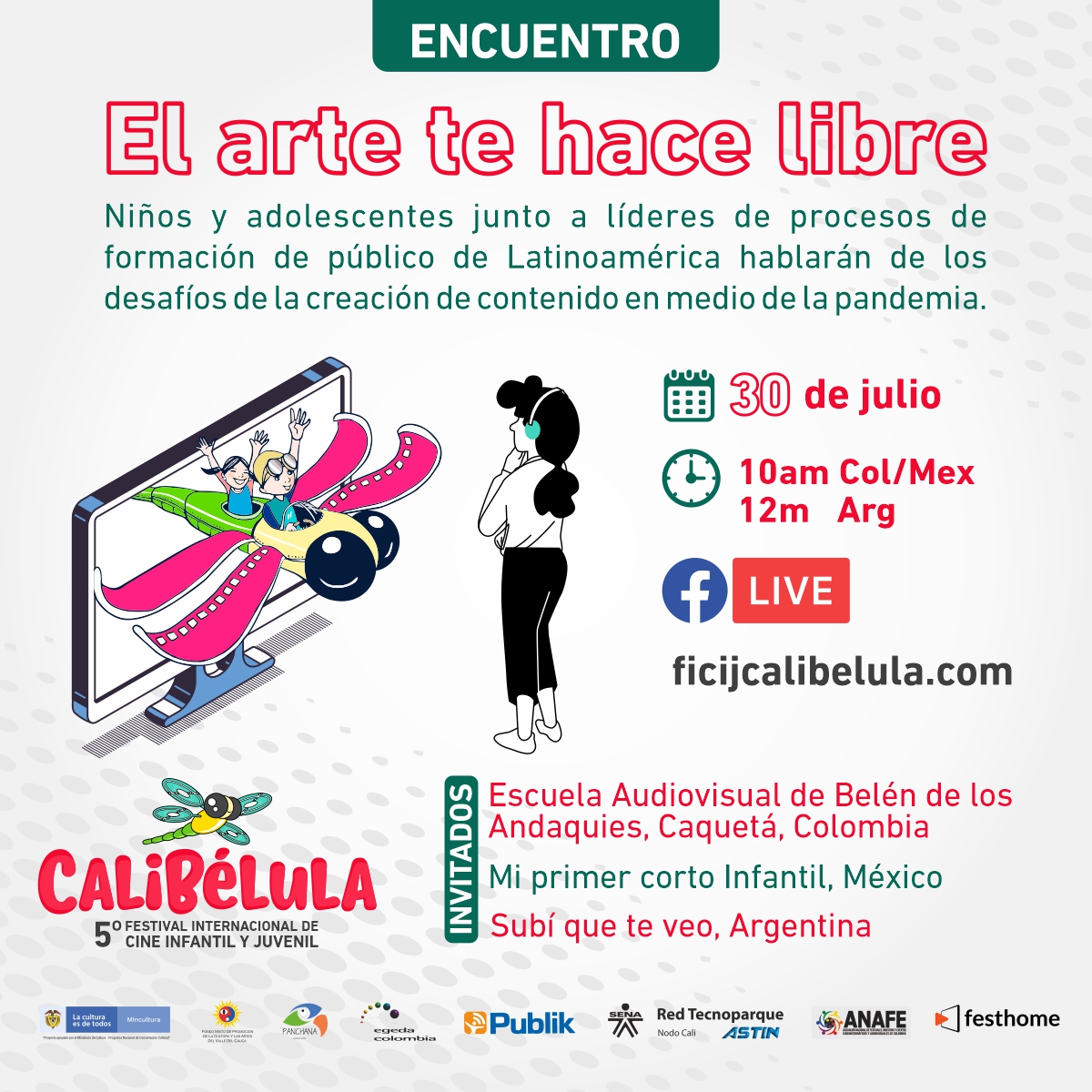 Gran encuentro latinoamericano por la infancia y la adolescencia, lidera Calibelula